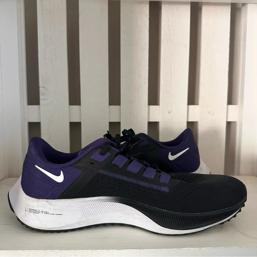 Nike Pegasus 38 TCU Horned Frogs Men 13 Black Purple